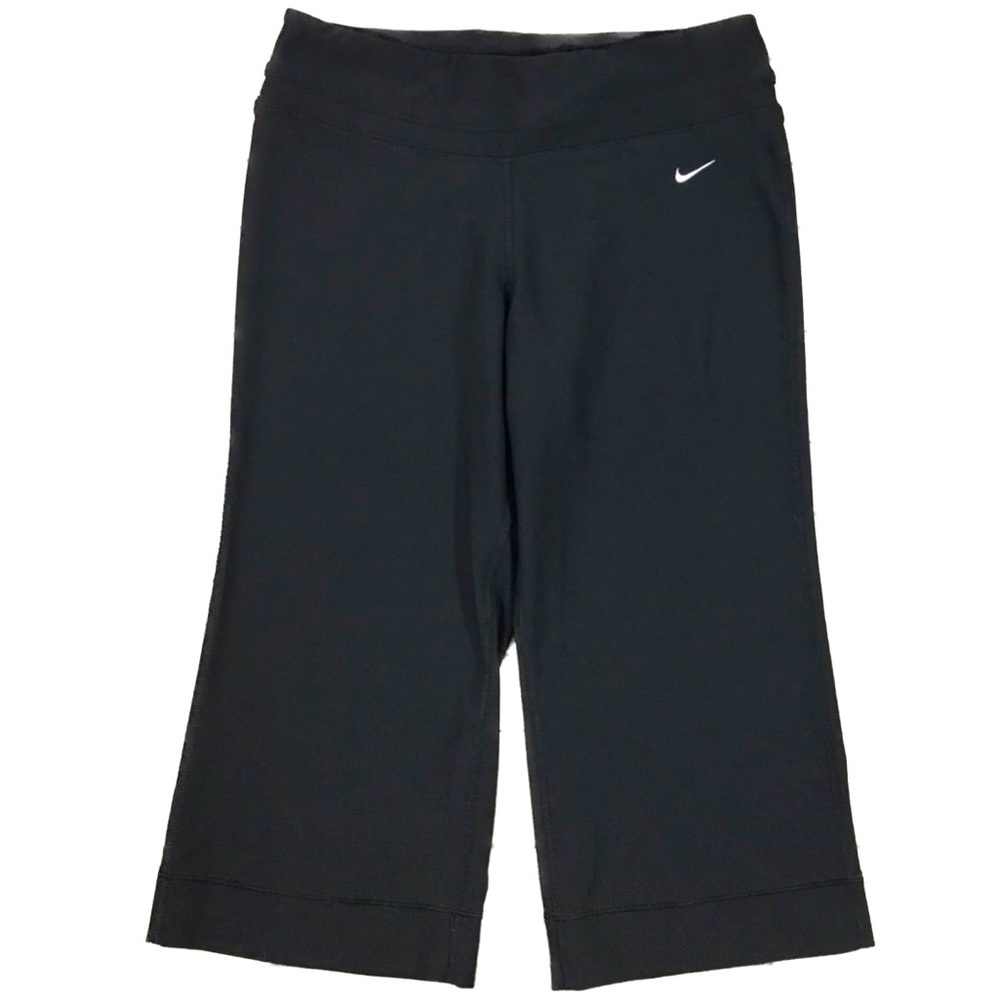 NIKE Dri Fit Black Athletic Capris - Picture 1 of 5